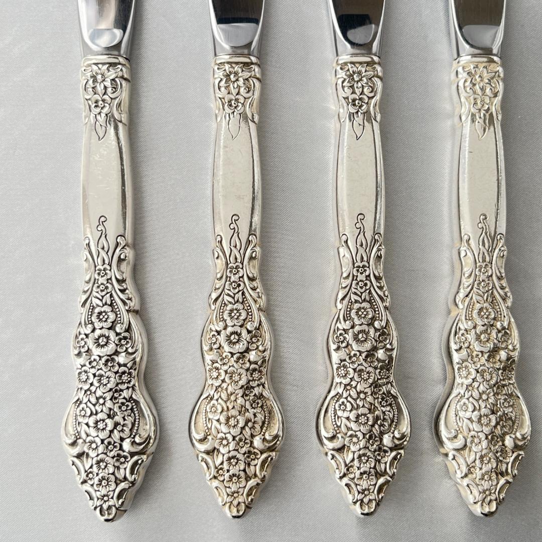 【Rogers Bros】ディナーナイフ 6本 RENAISSANCE 華麗！！