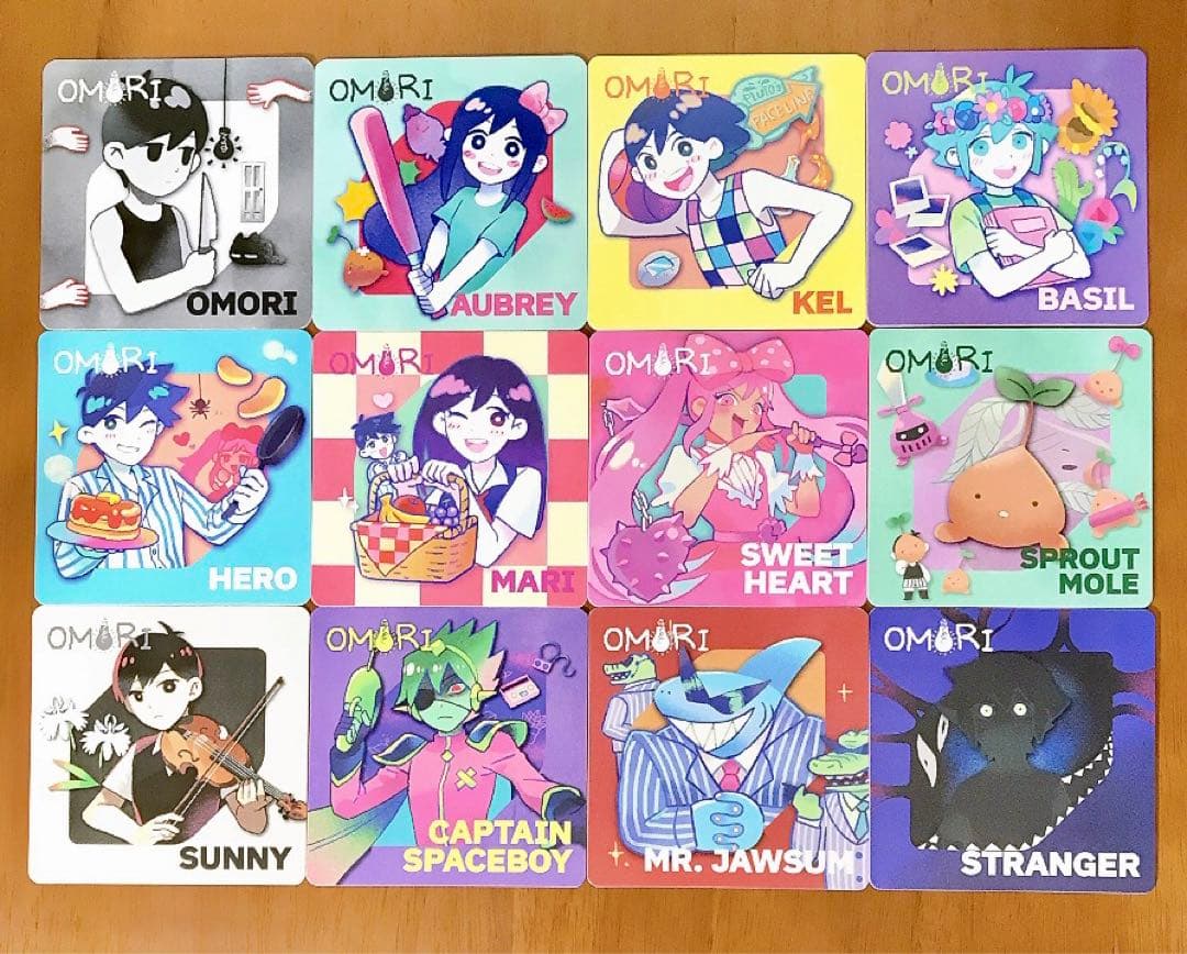 ゲーマー焼き GiGO渋谷 OMORI オモリ コースター 12枚セット