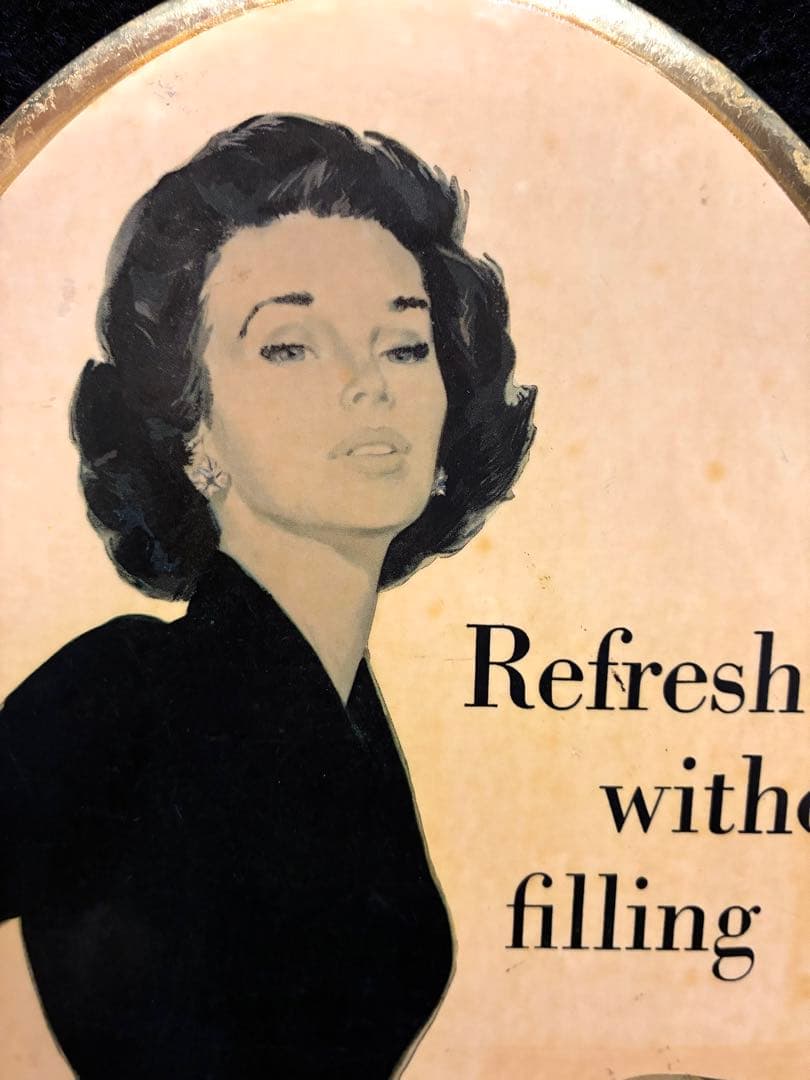 ペプシコーラ　オーバル型看板　ビンテージ　コカコーラ　昭和レトロ　アメリカン雑貨