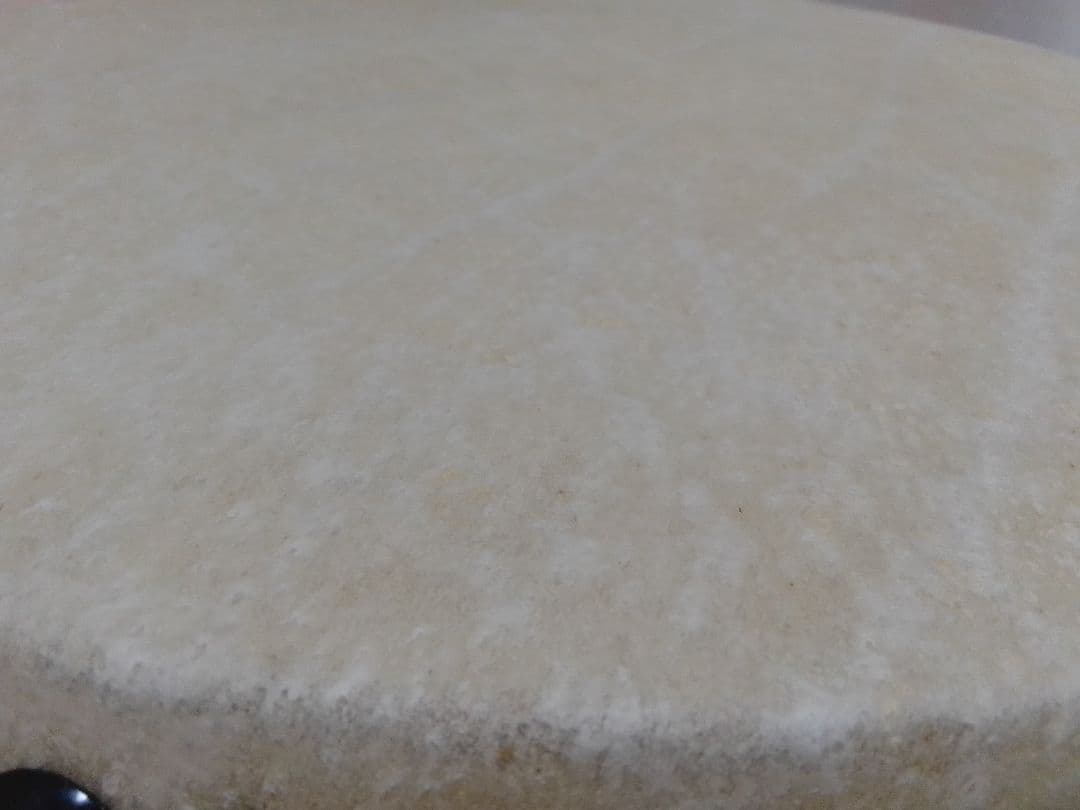 美品 1尺2寸 直径36cm×厚さ16cm 台付 バチ付 和太鼓 平胴太鼓 本皮