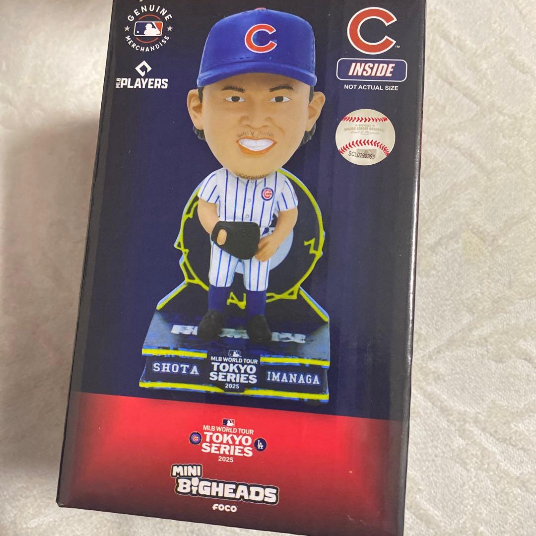シカゴ・カブス　今永昇太　ボブルヘッド　ミニビッグヘッドフィギュア　東京シリーズ