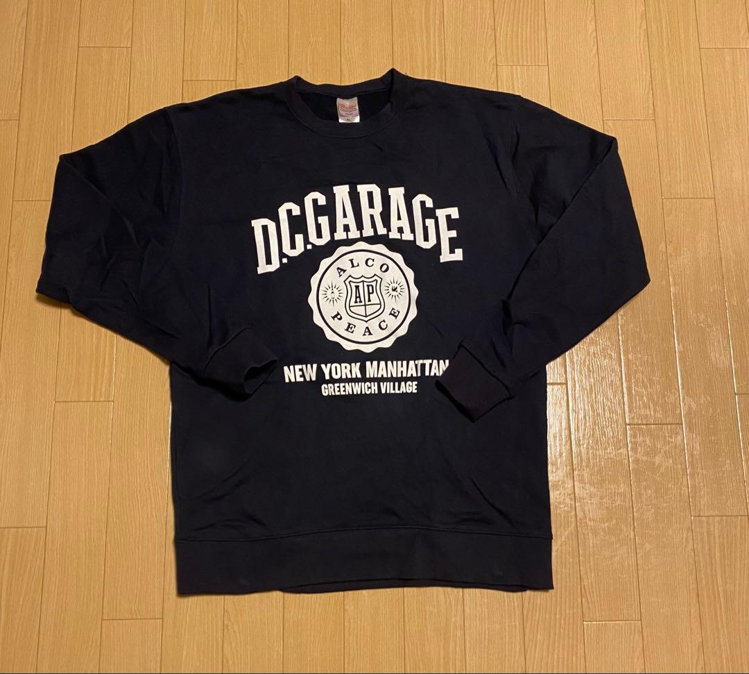 TBSラジオアルコ&ピースD.C.GARAGE ネイビー スウェットシャツ