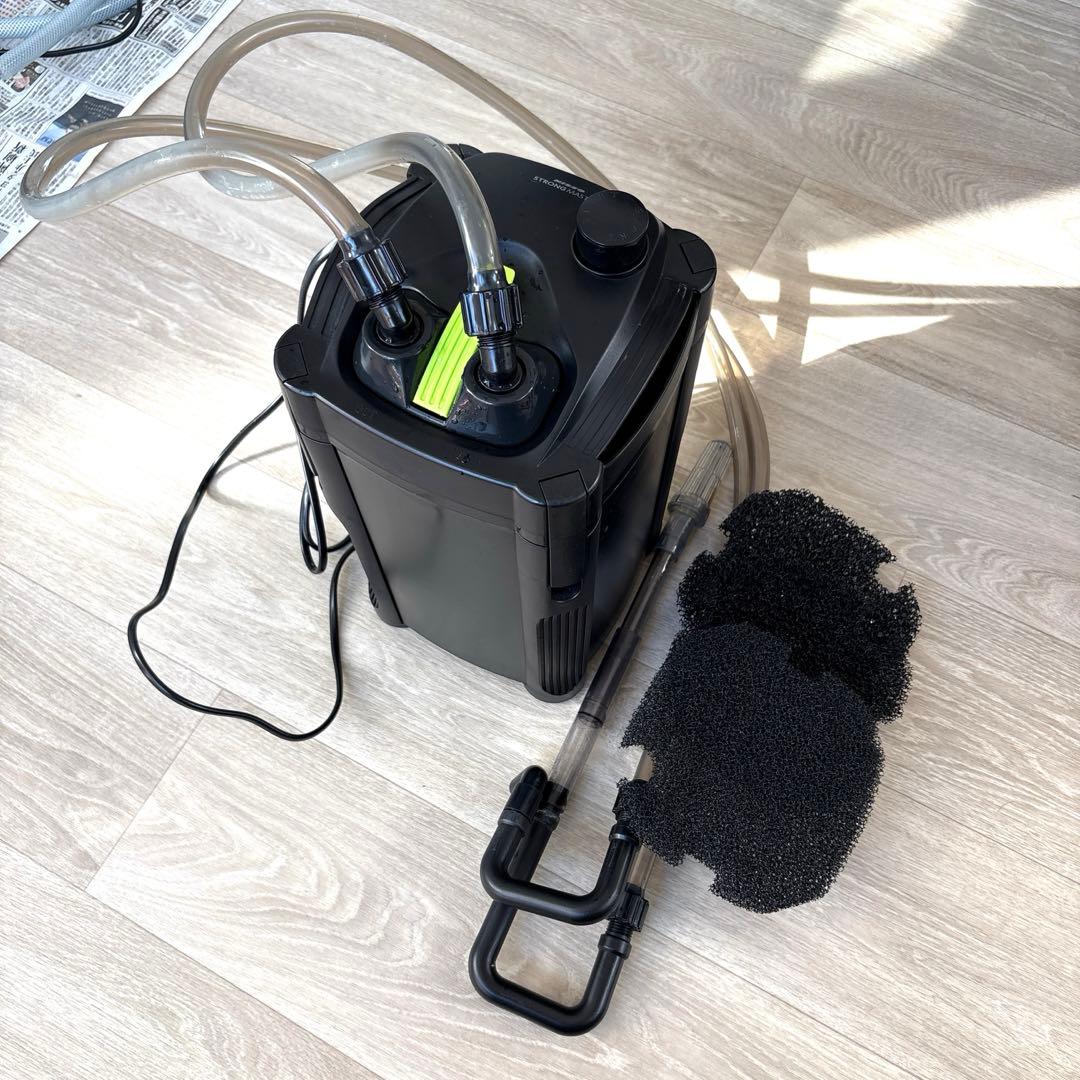 ☆大きなガラス水槽とLED照明、水槽台、その他一式セット☆