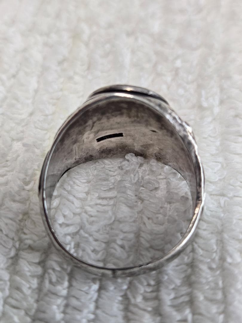 米陸軍　1940～1950年代？　スターリングシルバー　指輪