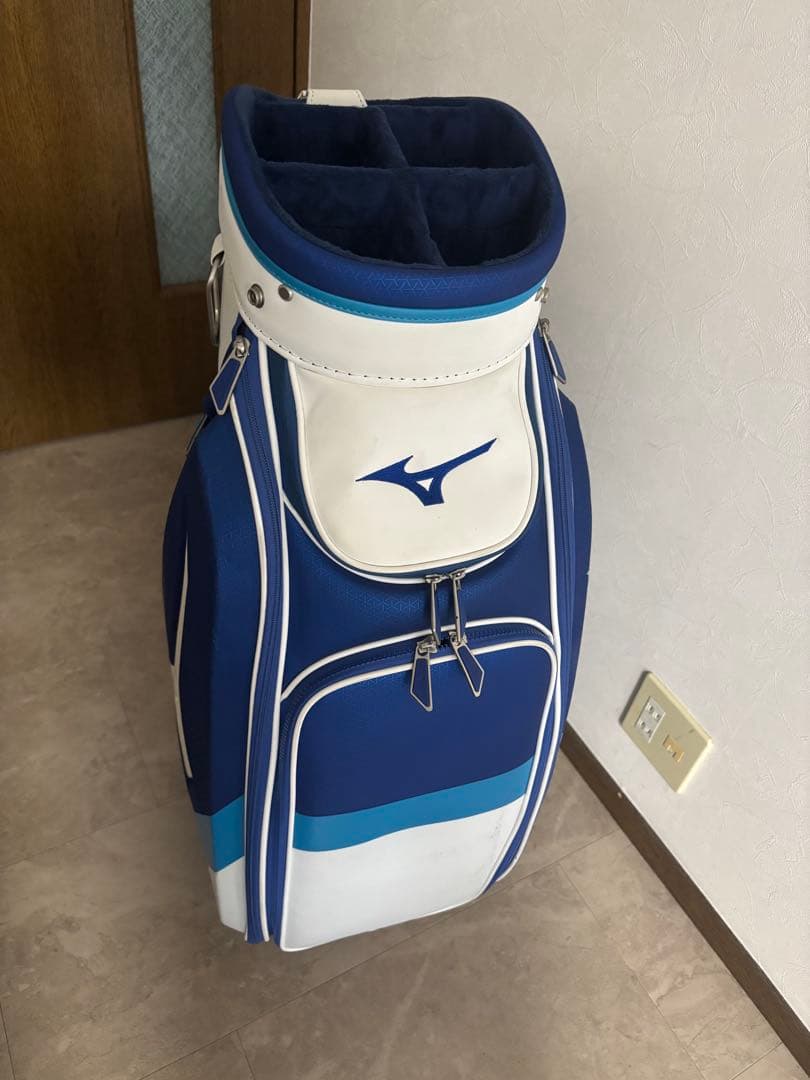 Mizuno キャディバッグ 青白