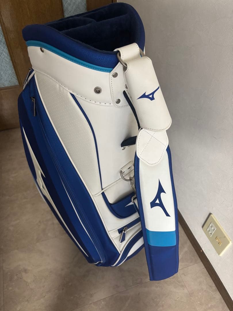 Mizuno キャディバッグ 青白