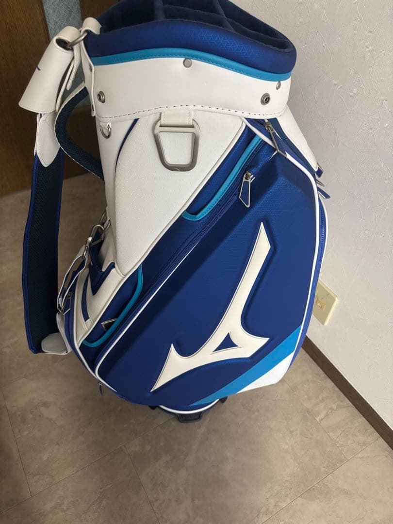 Mizuno キャディバッグ 青白