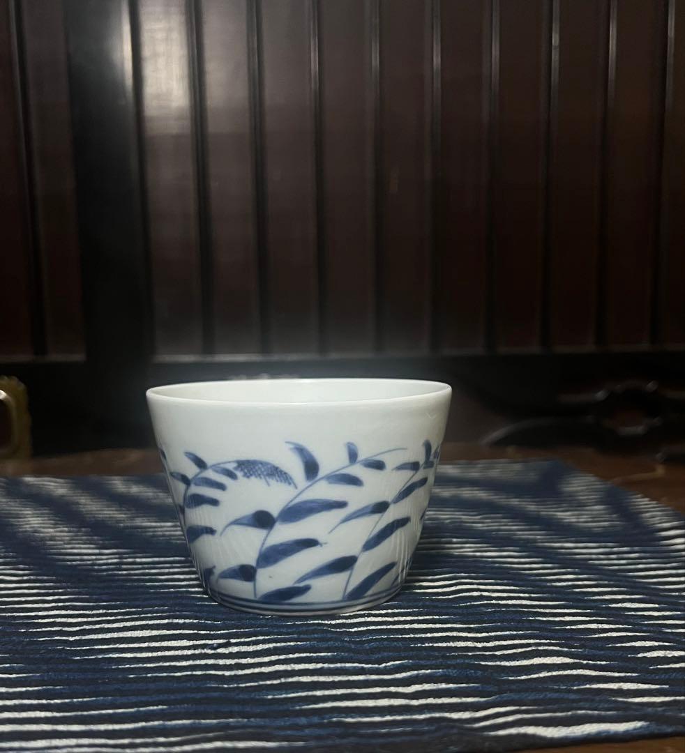 古伊万里　蕎麦猪口　2個