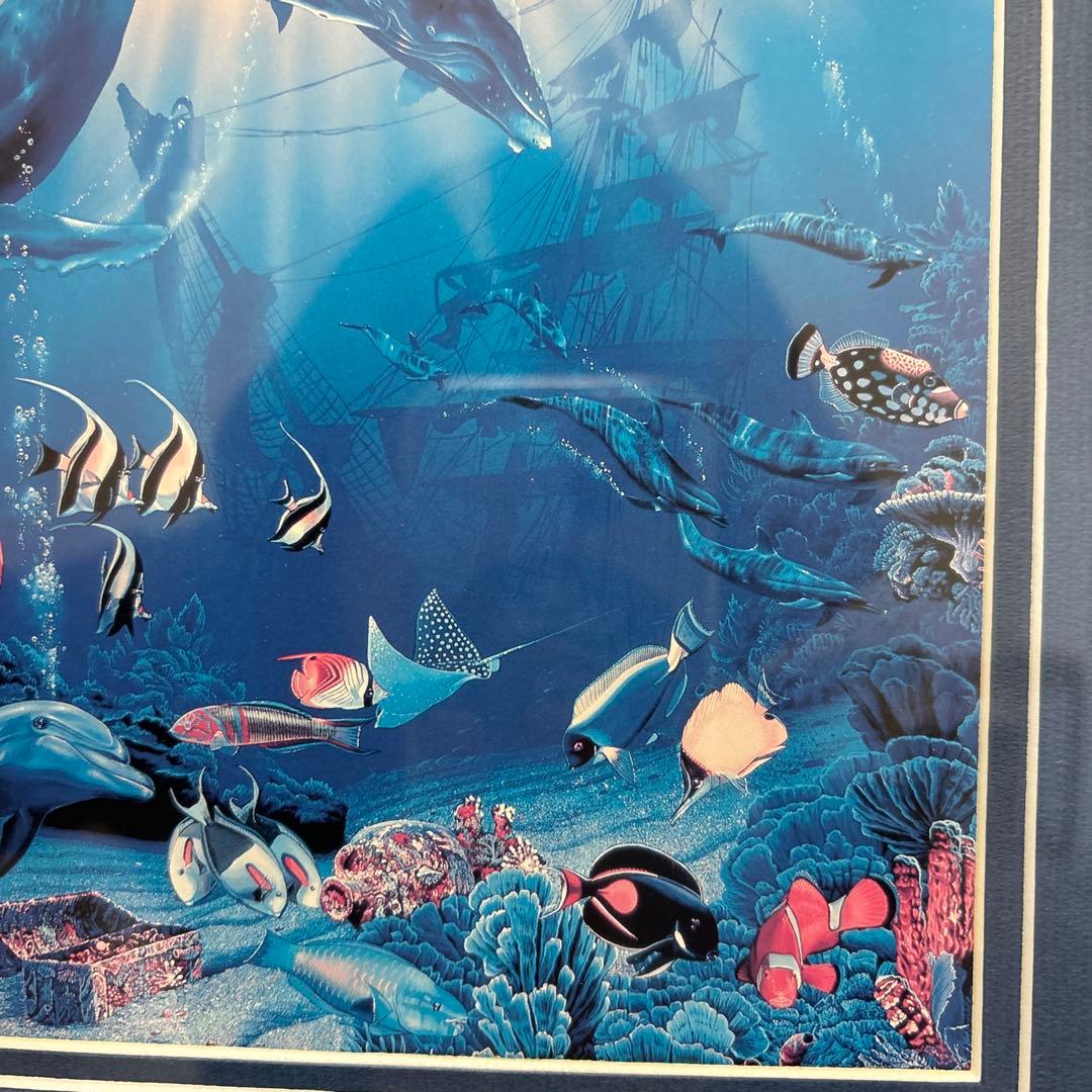 ラッセン　アイランドトレジャーズ　沈没船　海賊船　パイレーツオブカリビアン　版画