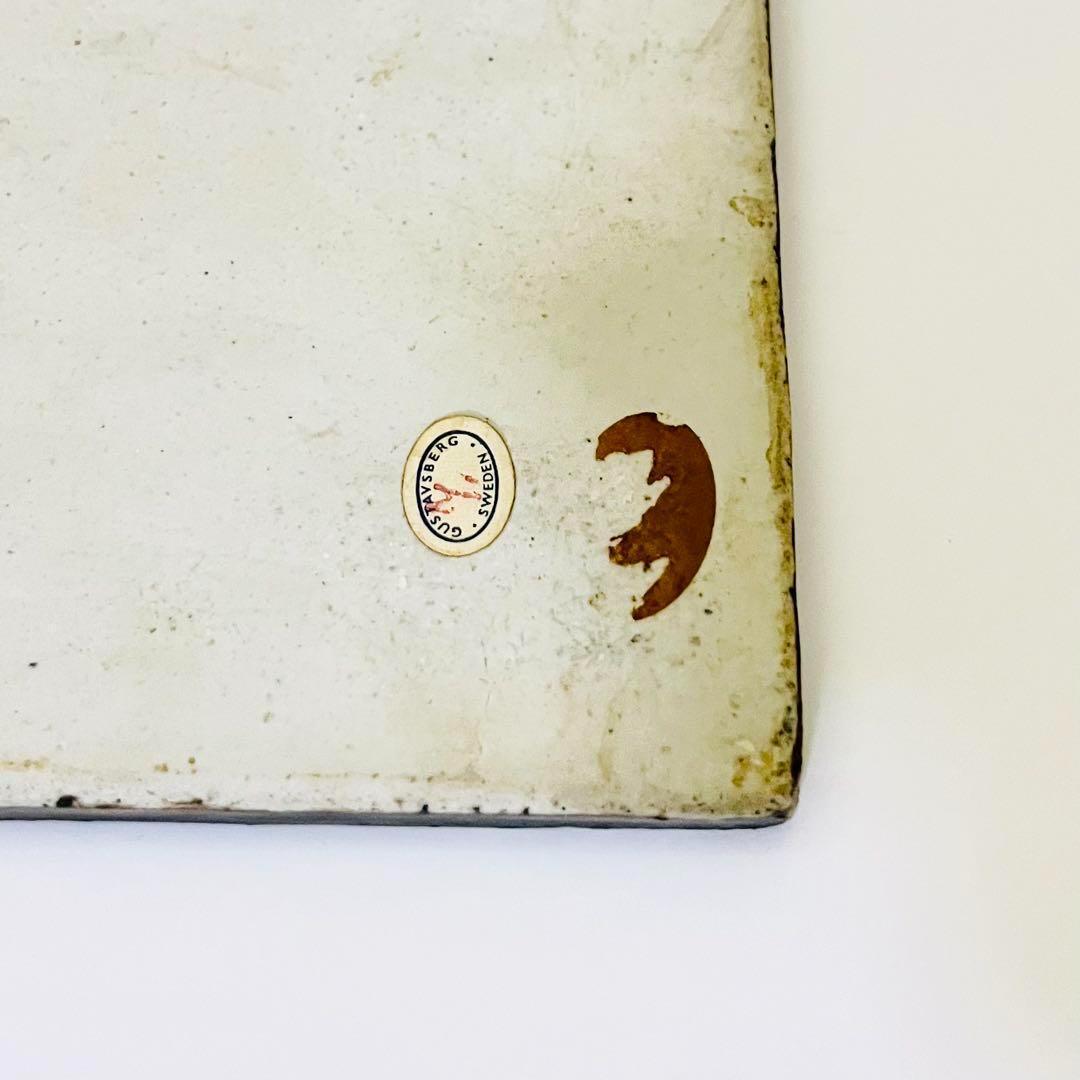 【リサラーソン/UNIK/ネコ/ブラック】北欧/ビンテージ/希少/KATT/陶板