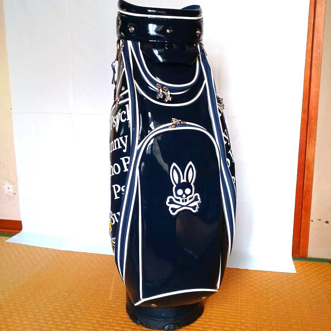 【極美品】★PSYCHO BUNNY★エナメル キャディバック ☆ サイコバニー