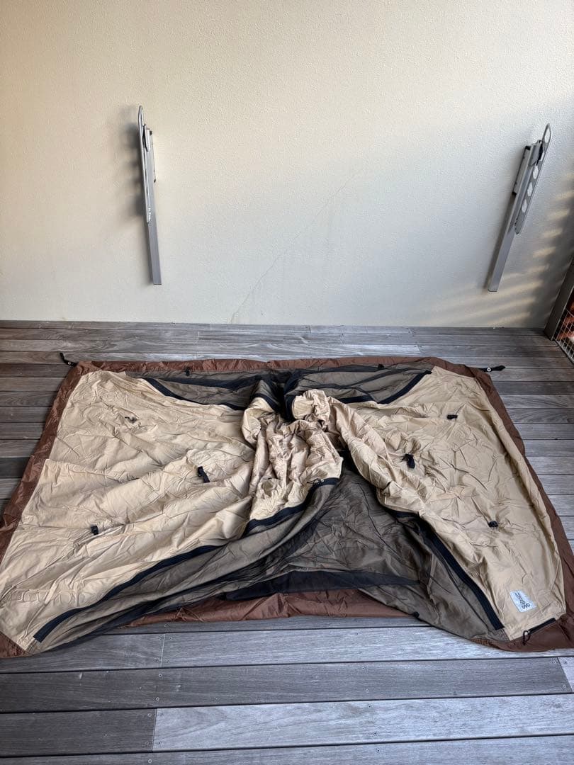 D&D フカズメテントS ベージュ