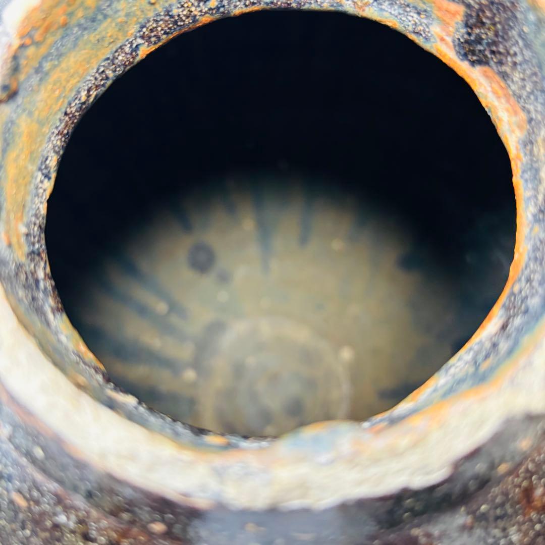 呂宋壺 黒釉四耳壺 大壺 高さ35cm 南安 ルソン 渡来 東南アジア美術