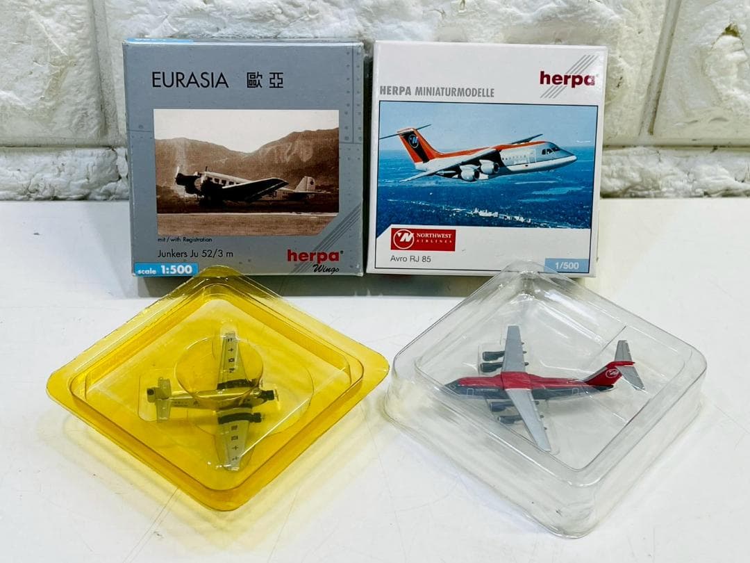 214Z herpa 航空機モデル 10個セット 飛行機模型 まとめ売り