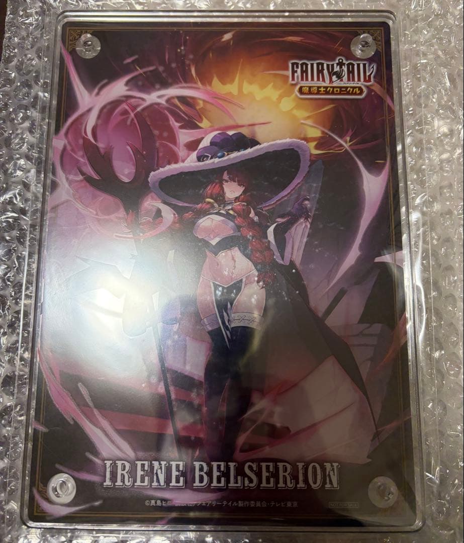 FAIRY TAIL アイリーンベルセリオン　アクリルスパネル当選品。