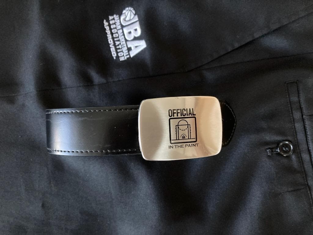 アシックスレフリーウエア、インザペイント ベルト、ブラッツア ホイッスル