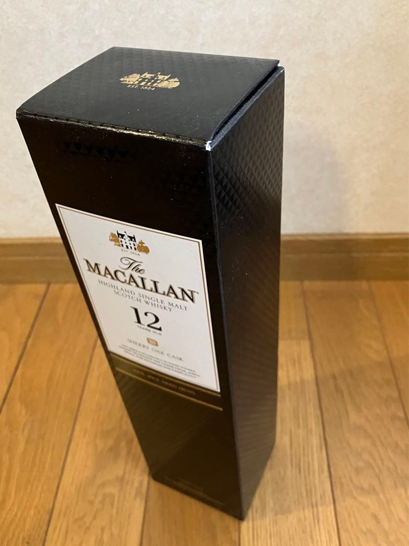 The Macallan 12年 シェリーオークカスク 700ml 箱付 3本
