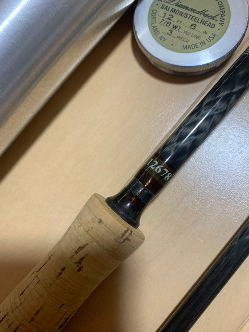 h*G様 ダイヤモンドバック USA製ツーハンド フライロッド　フライフィッシン