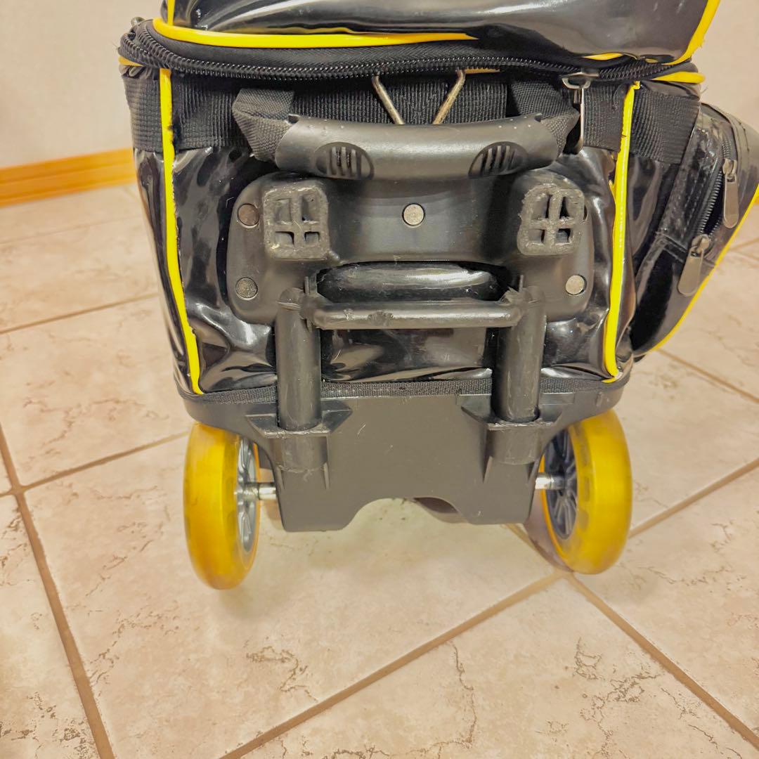 【極美品】Brunswick 3個用 キャディタイプ ボウリングバッグ ローラー