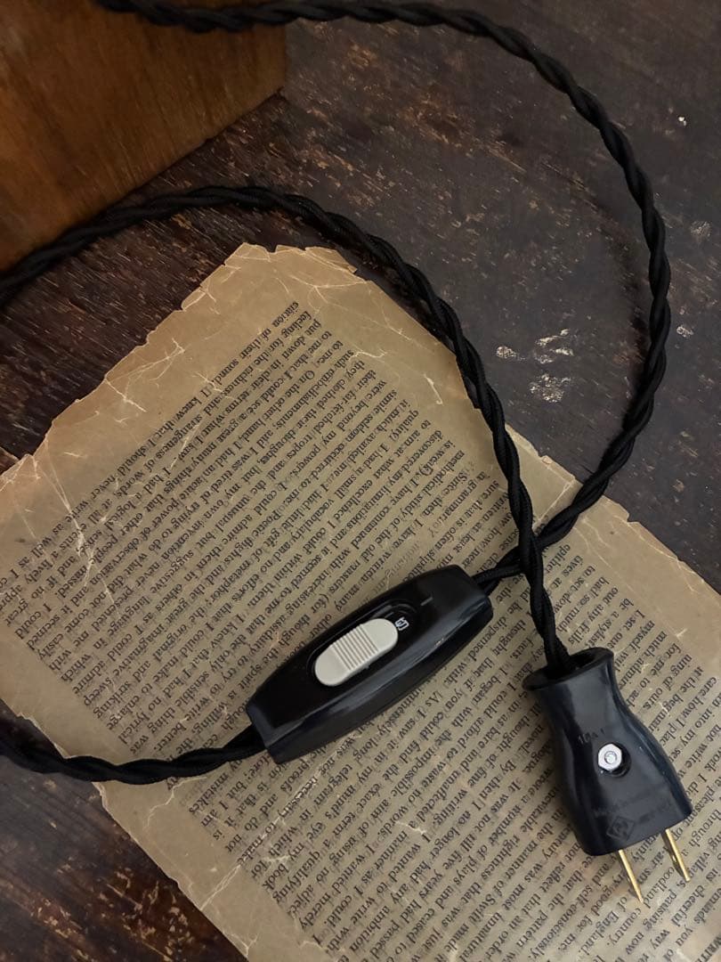 古道具 ライト 置き型 照明 古材 木箱 古雑貨