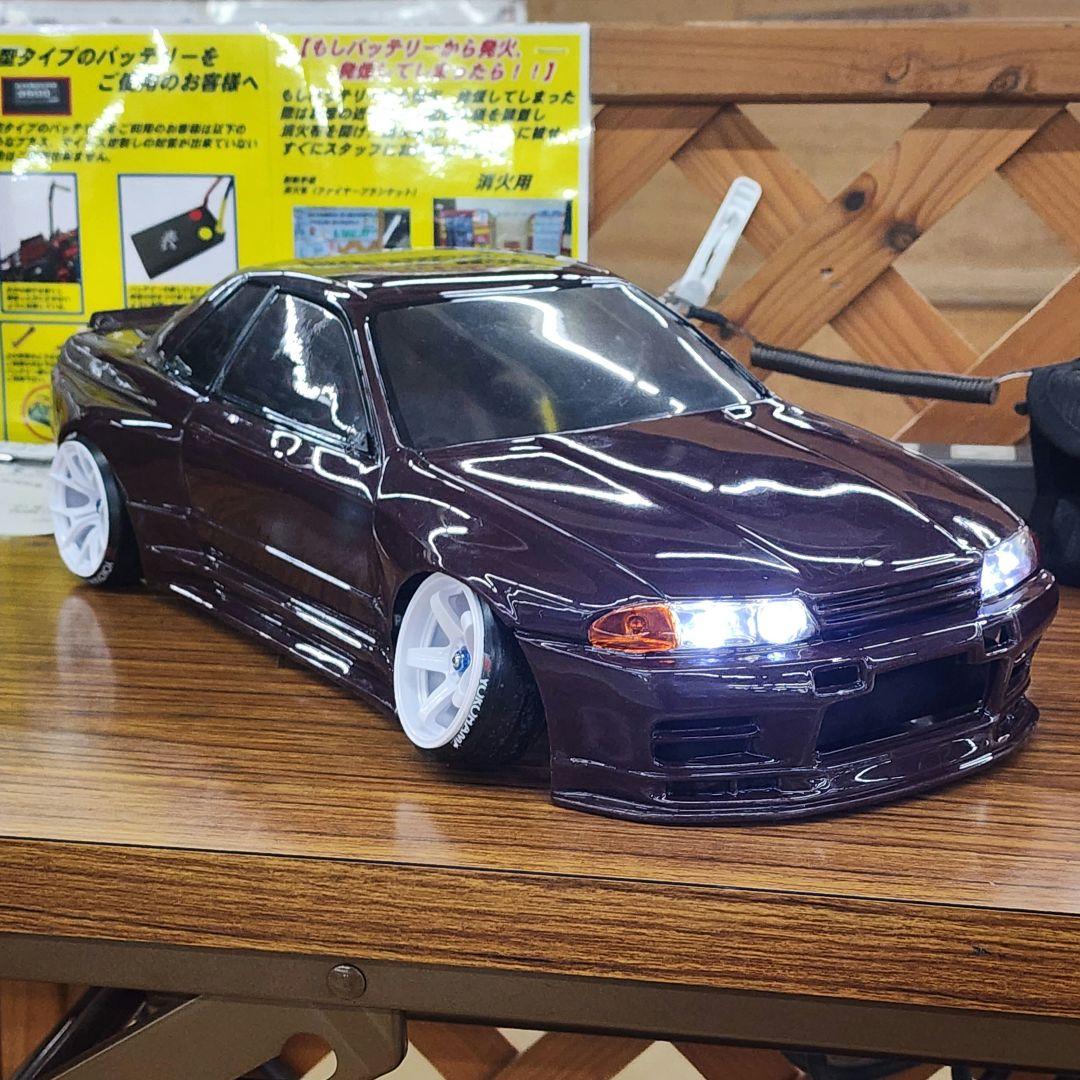 はるさん専用 GTR R32 ドリラジ ボディー 1/10 8灯LED付き