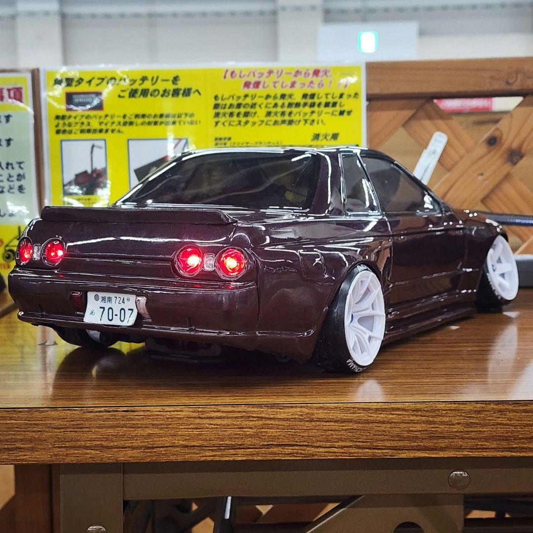 はるさん専用 GTR R32 ドリラジ ボディー 1/10 8灯LED付き