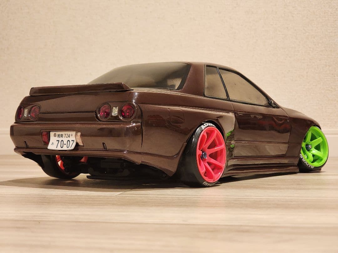 はるさん専用 GTR R32 ドリラジ ボディー 1/10 8灯LED付き