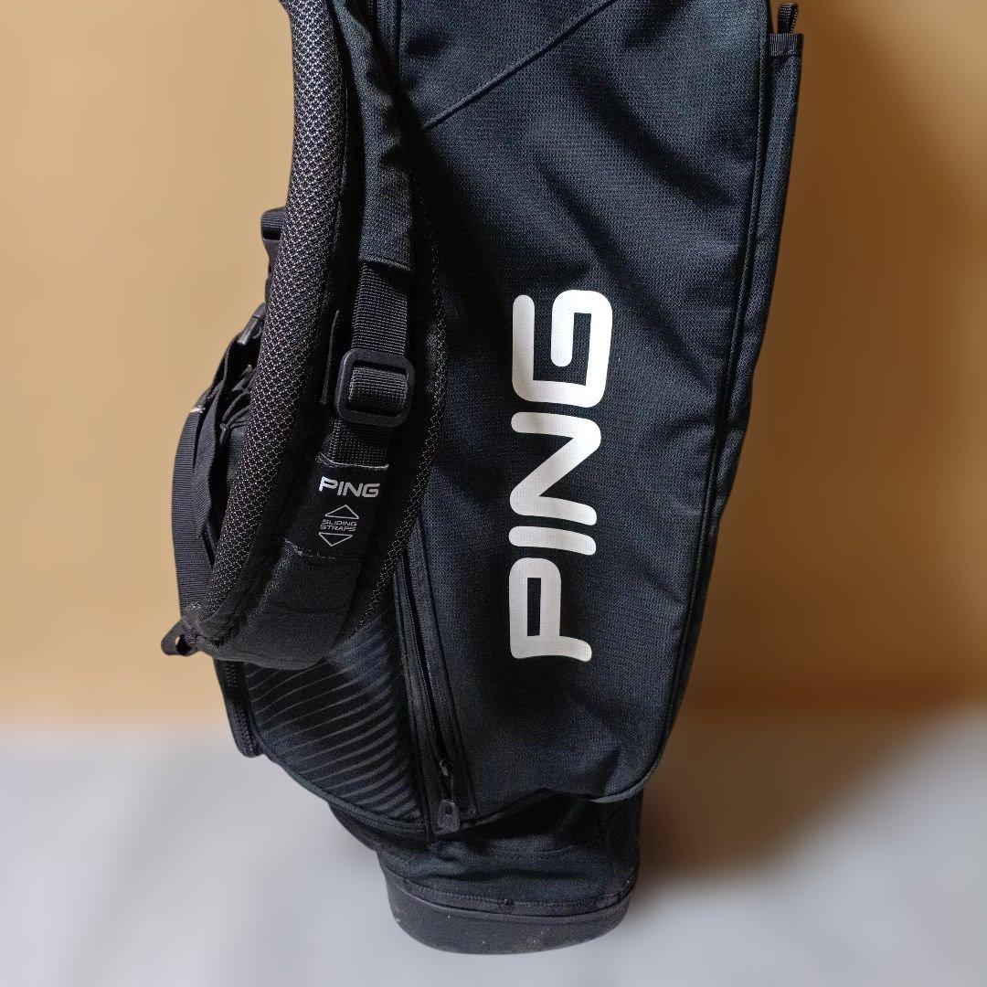 PING 4 SERIES スタンドバッグ ブラック