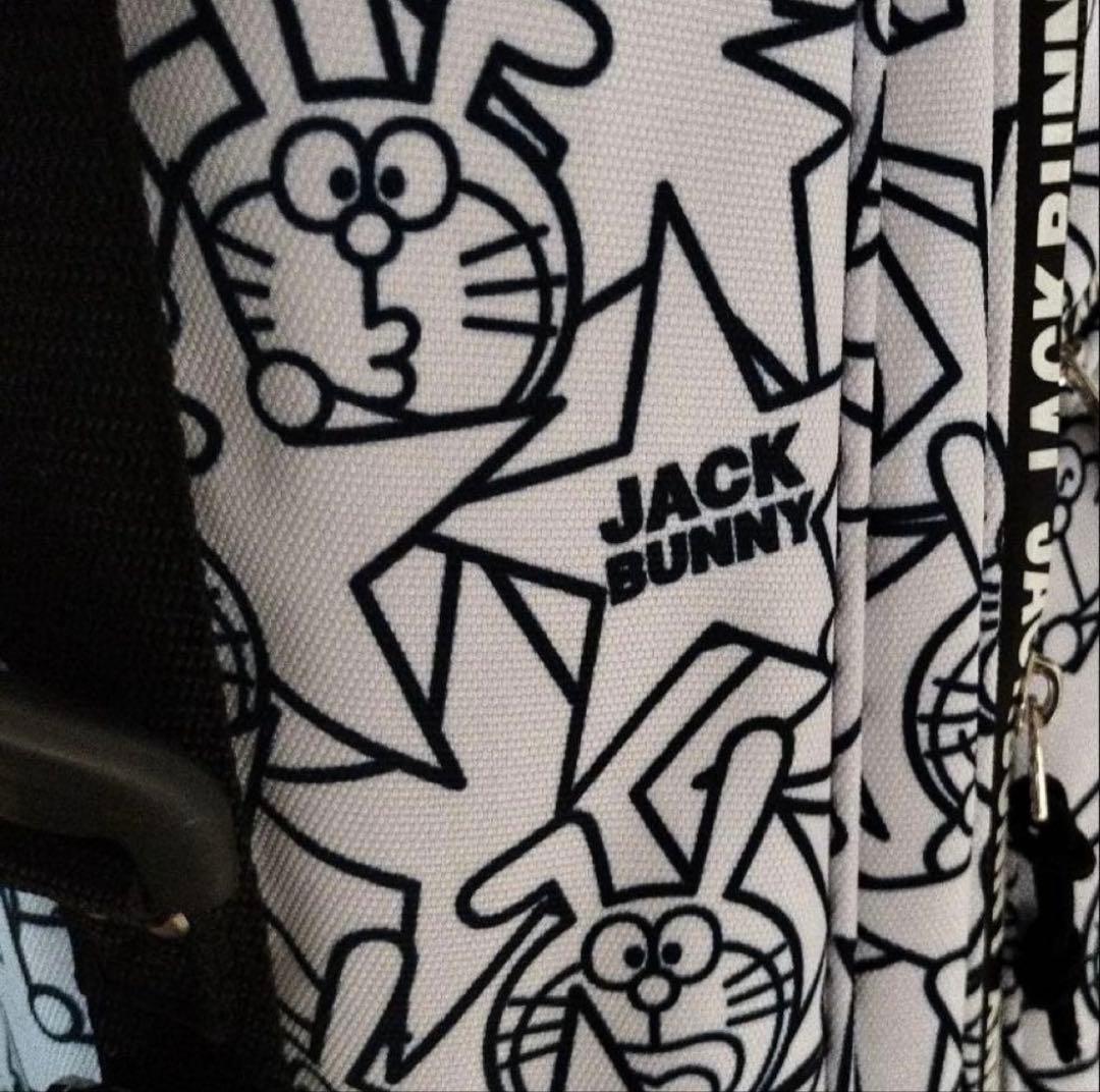 新品 ジャックバニー by パーリーゲイツ 限定 総柄 キャディバッグ ホワイト