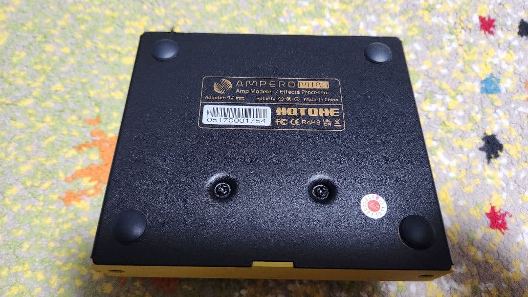 AMPERO Mini ギターエフェクター イエロー