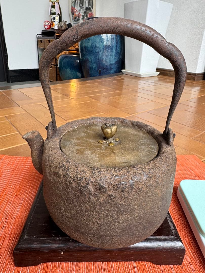 鉄瓶 高さ23cm 水漏れなし