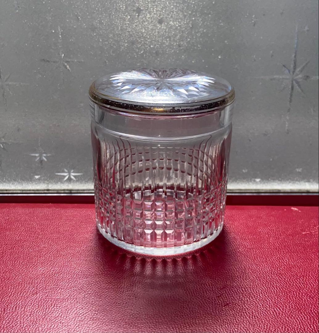 バカラ ナンシー　金縁装飾　容器　物入れ　Baccarat