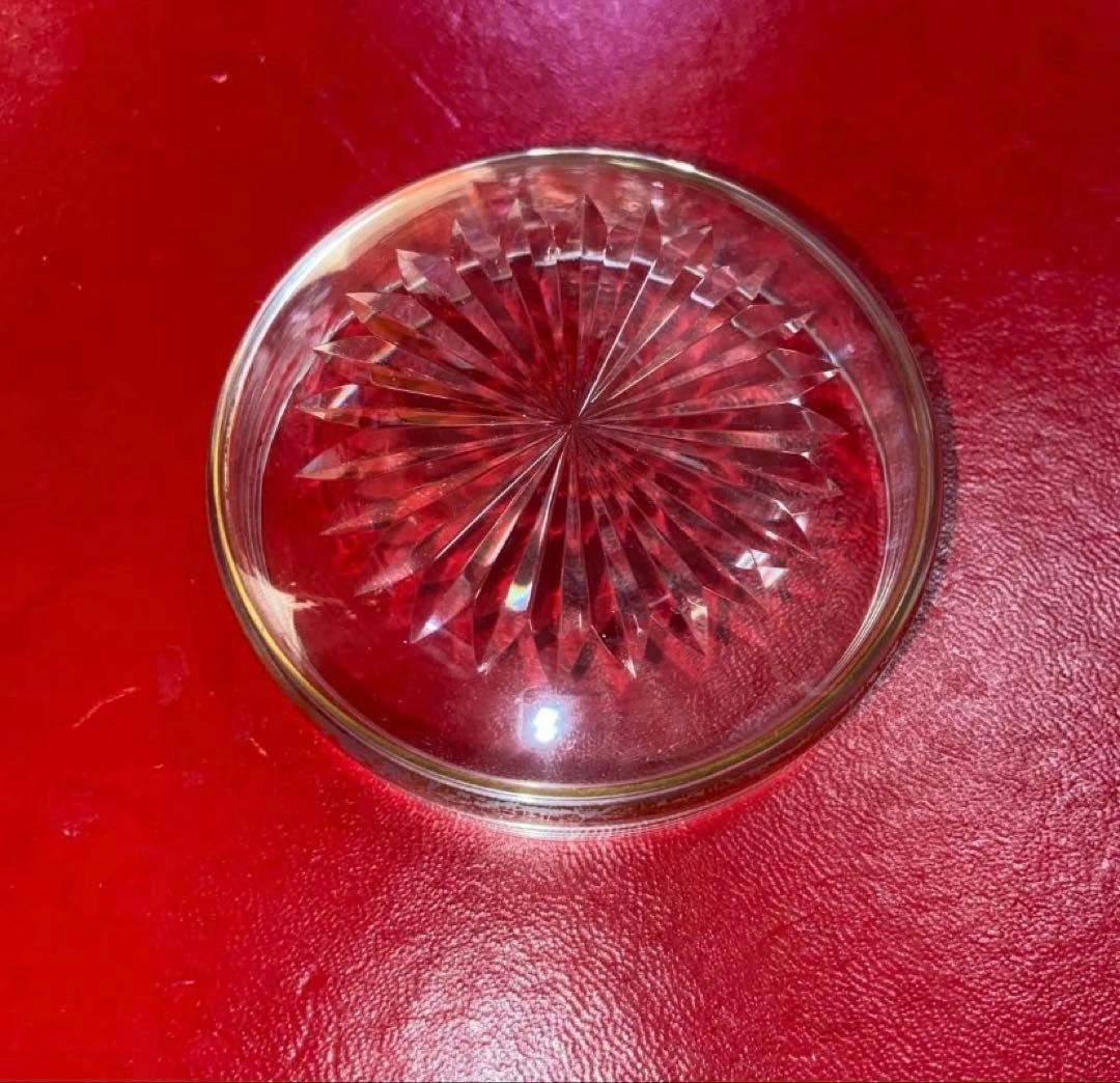 バカラ ナンシー　金縁装飾　容器　物入れ　Baccarat