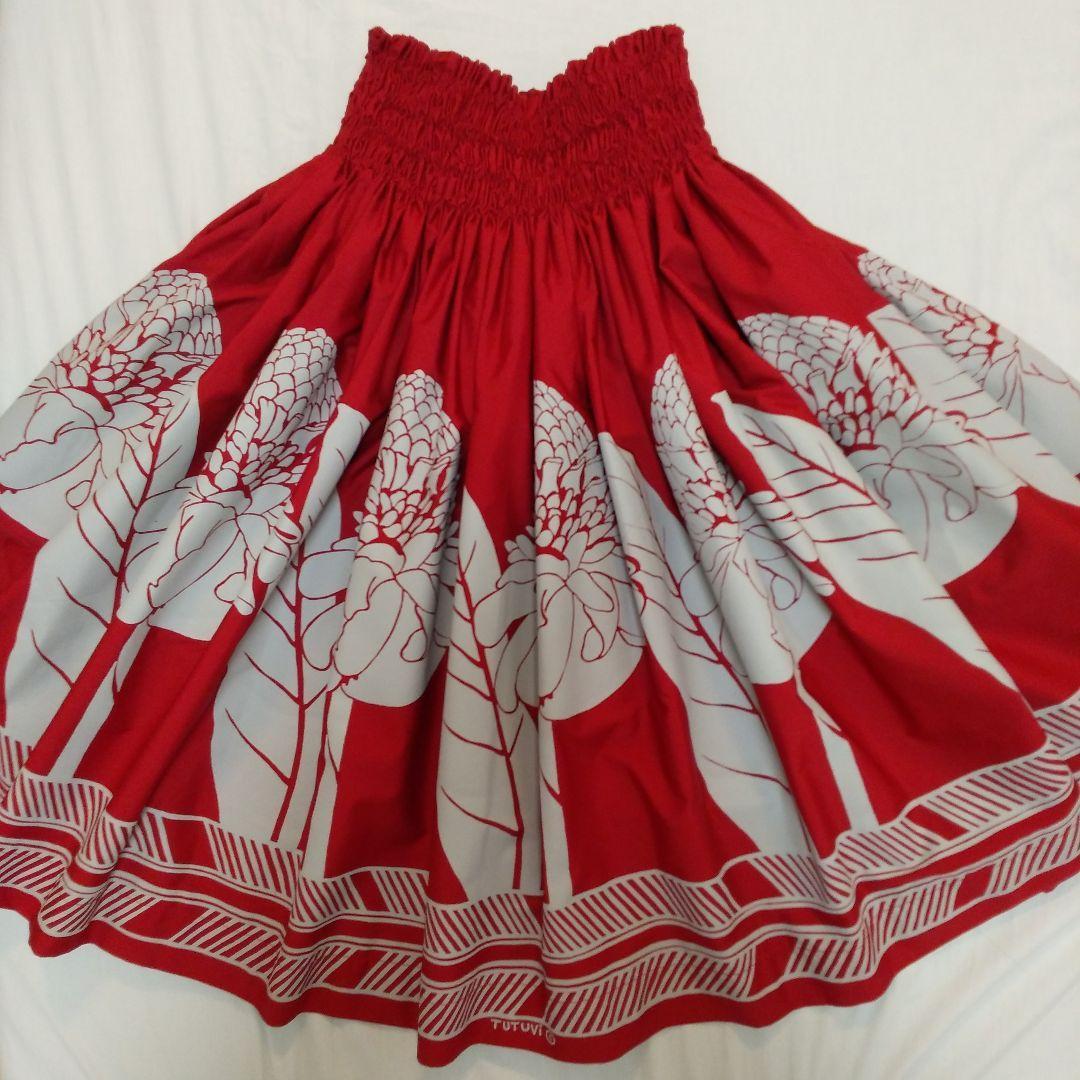 最終価格【2/8まで】TUTUVI ガーネットレッド パウスカート フラダンス