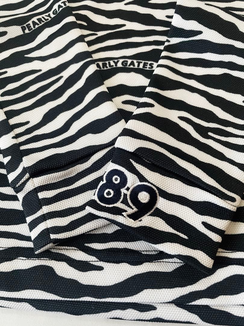 【新品・未使用品】PEARLY GATES ゼブラ柄 ハイネック長袖 レディース