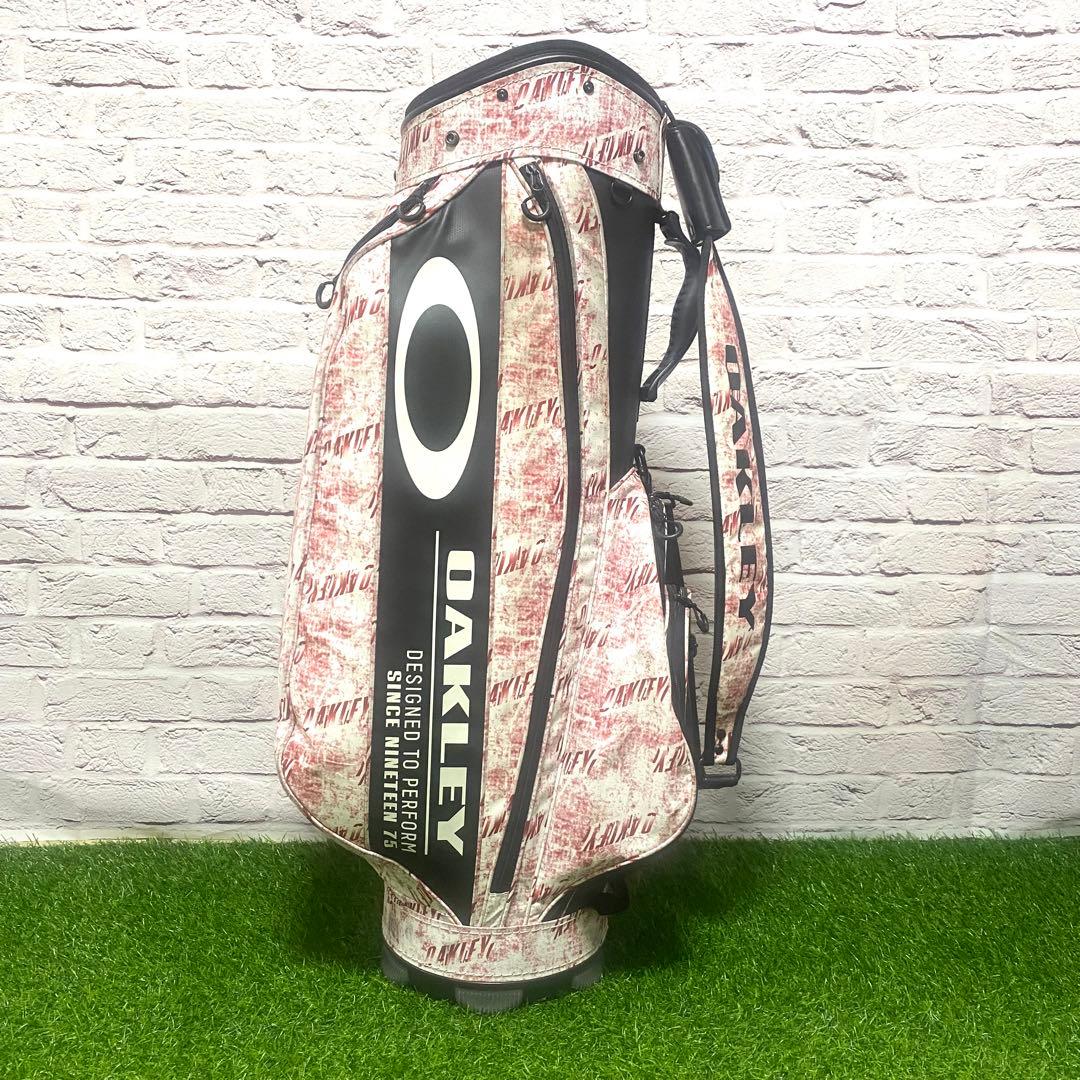 オークリー OAKLEY キャディバッグ フードなし 赤 ホワイト