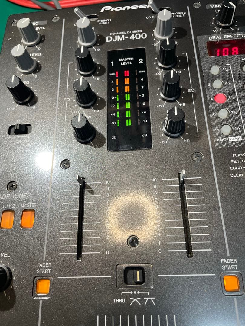 pioneer dj パイオニア　DJM-400 フェーダー内部メンテナンス