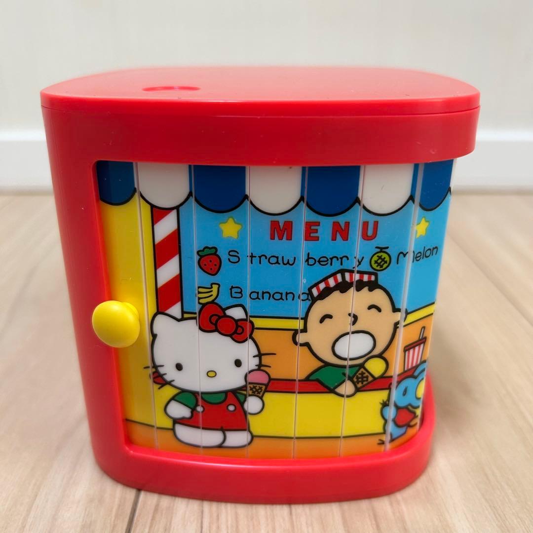 【激レア】サンリオ キティちゃん おいしいアイスクリーム屋さん 小物入れ