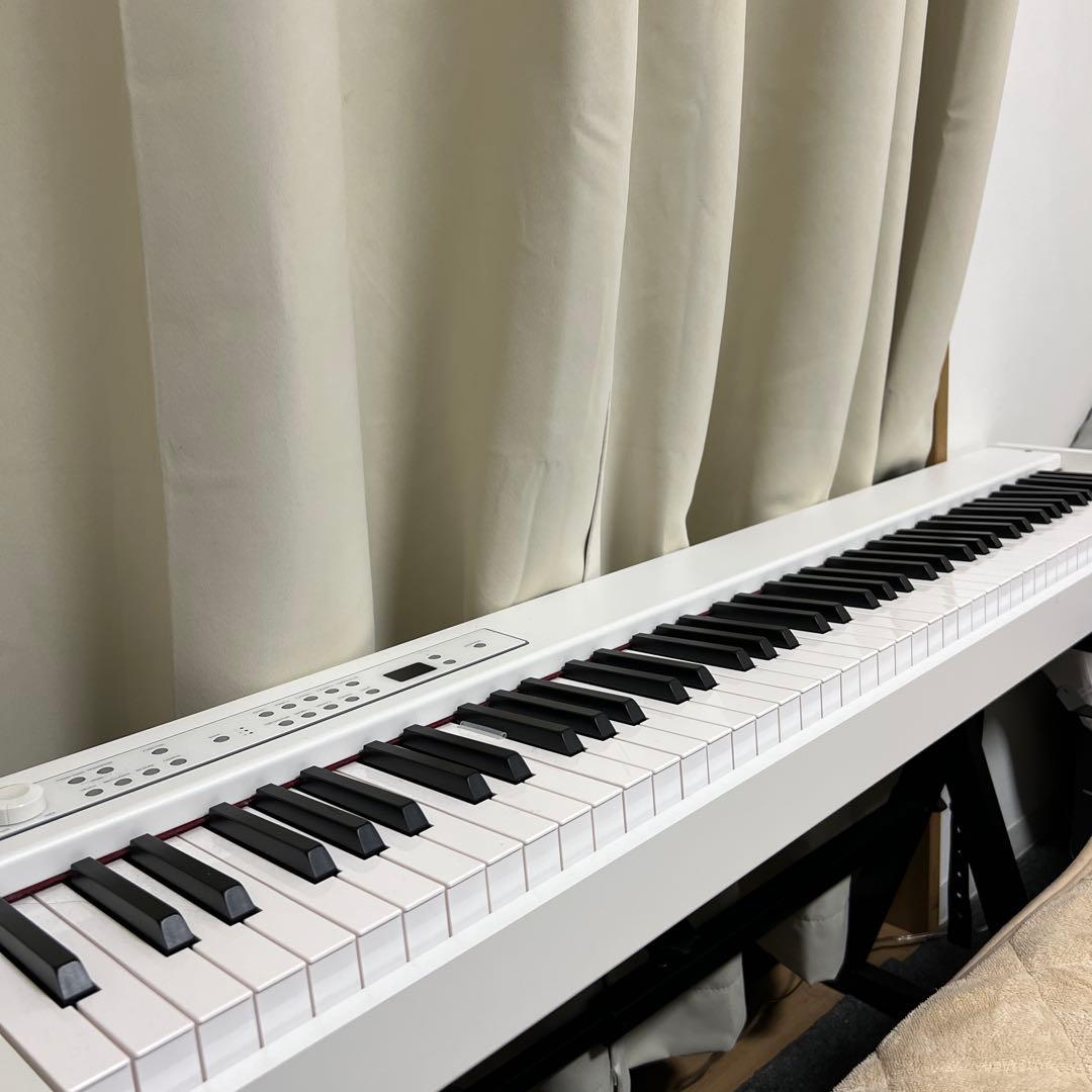 【難あり】KORG 電子ピアノ D1 白 ケース付き コルグ