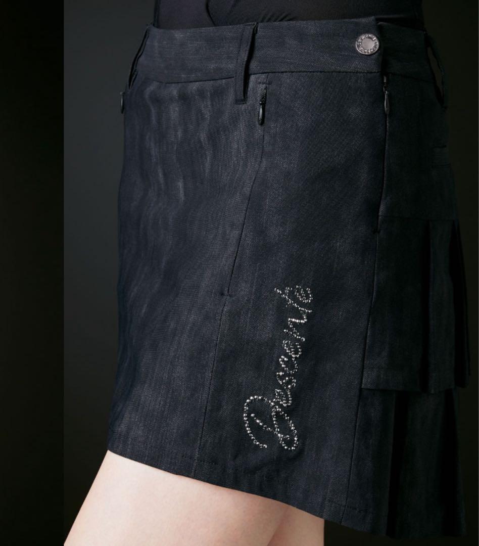 デサントリュクス　プリーツ　ジャケット　スカート　セットアップ　スワロフスキー