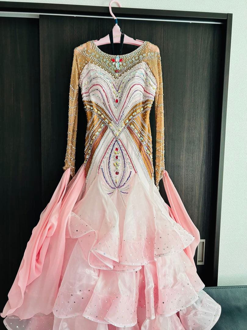 社交ダンスドレス ピンク 66