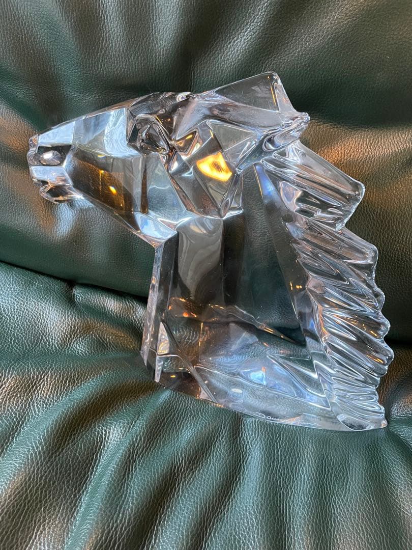 Daum France ドーム フランス クリスタルガラス 馬