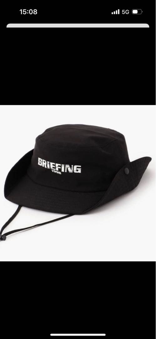BRIEFING バケットハット 1998 ブラック