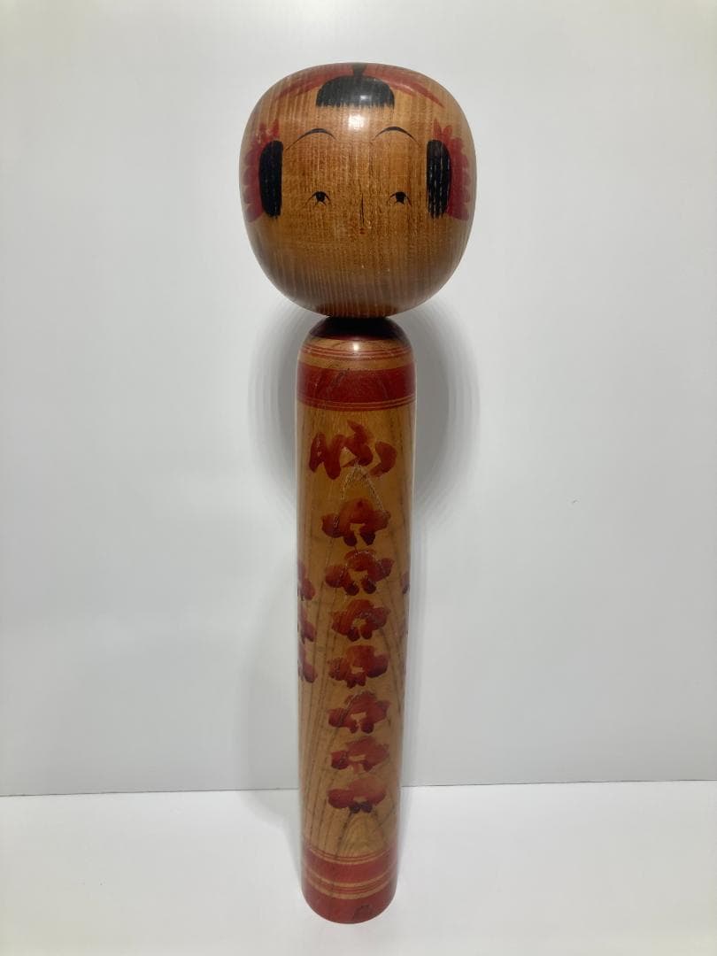 希少の大型タイプ　約45.5㎝　小林泰造　山形系　伝統こけし　郷土玩具