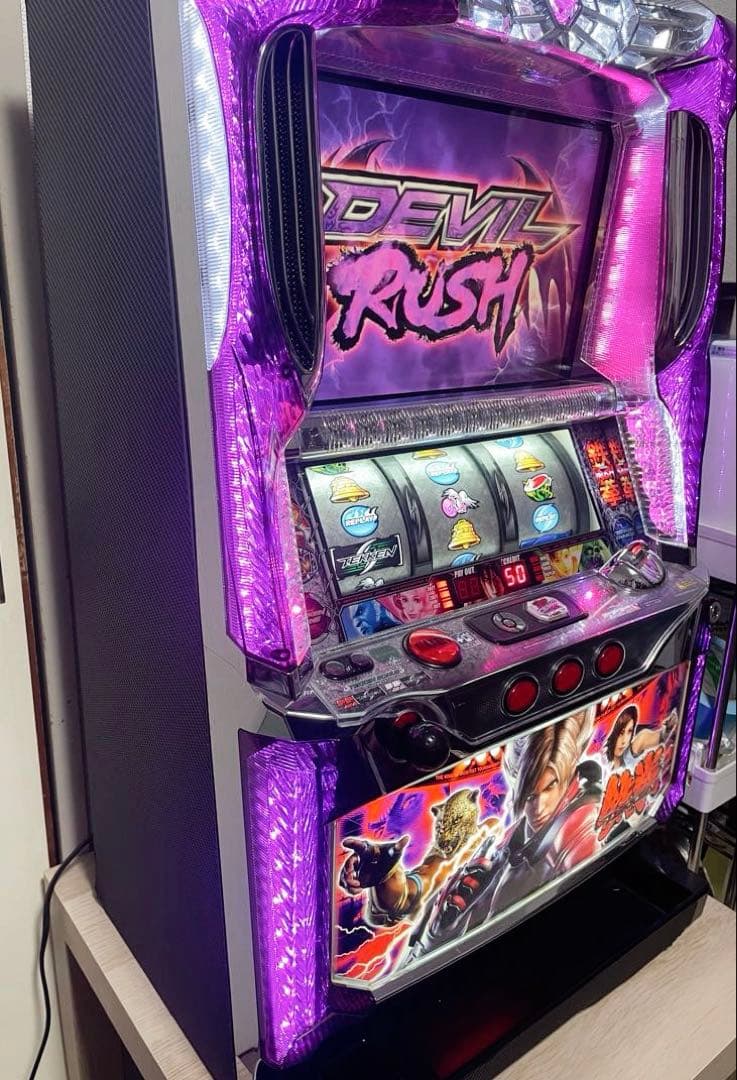 G*F様 【特殊設定/ボナ直撃機能】鉄拳2 メダル不要機付　家庭用電源　鉄拳2n