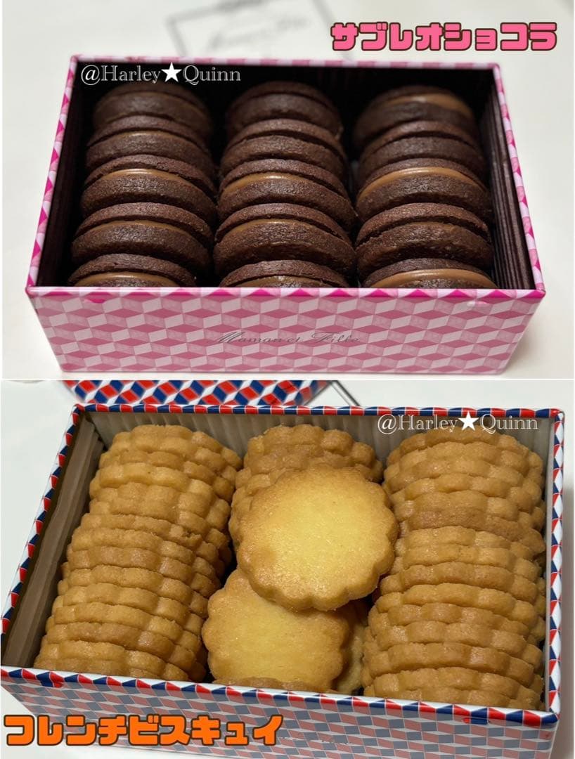 マモン・エ・フィーユ マモンエフィーユ フレンチビスキュイ缶　サブレオショコラ缶