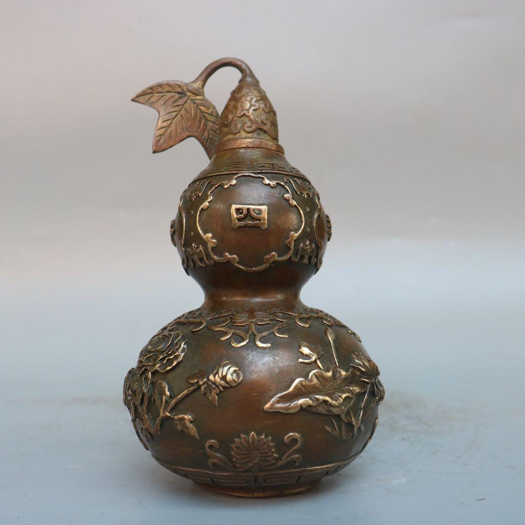 四季が平安瓢箪 装飾品 工芸品 美術品 置物