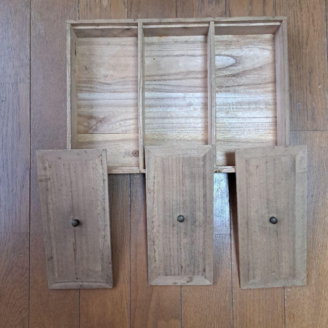 レトロ・アンティーク手提げ金庫 カギ付き