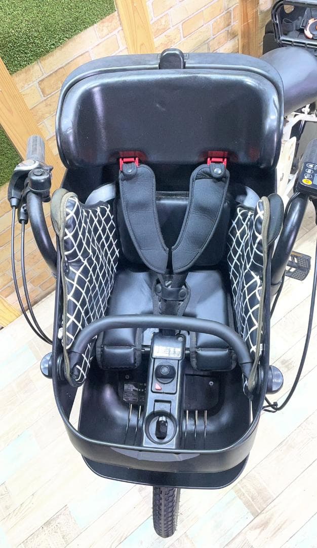 ホワイト系 大容量 パナソニック 子供乗せ電動アシスト自転車 H3339