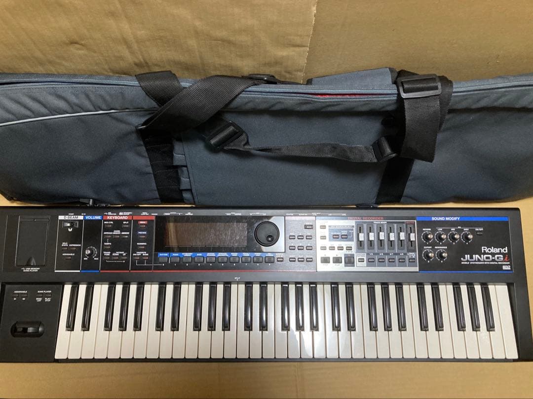 Roland JUNO-Gi シンセサイザー ソフトケース付 0711